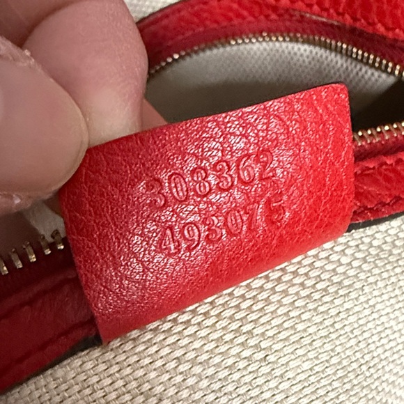 Gucci Soho Red Leather Shoulder Bag with Gold Chain and Leather Tassel - Picture 13 of 15